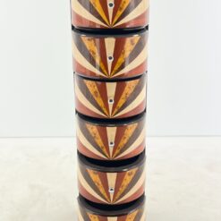 Art deco stiliaus šešių stalčių komoda 50x40x156 cm