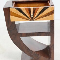 Art deco stiliaus riešutmedžio spintelės 2 vnt. Komplektas 40x50x74 cm