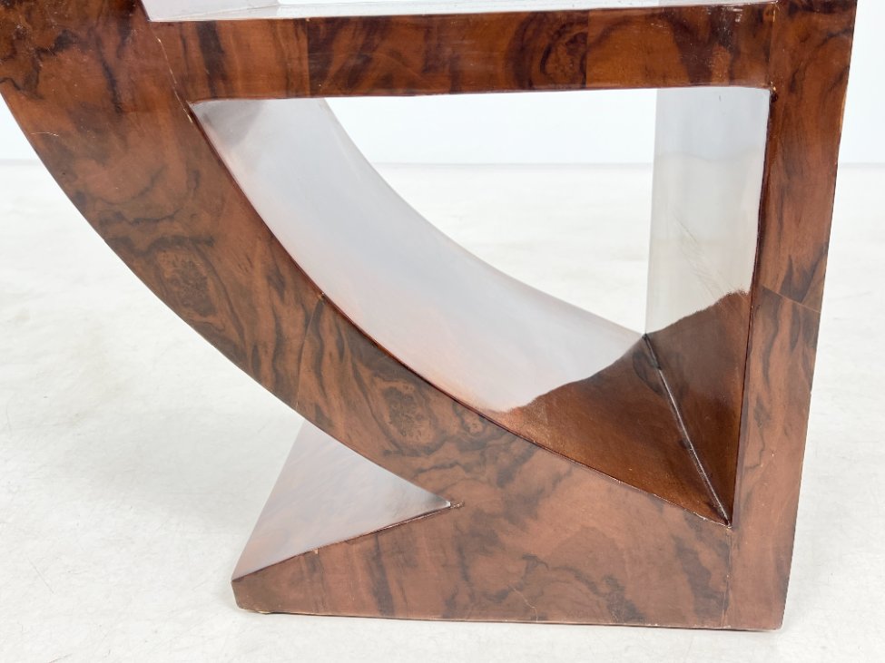 HF0444-spinteles-8 Art deco stiliaus riešutmedžio spintelės 2 vnt. Komplektas 40x50x74 cm