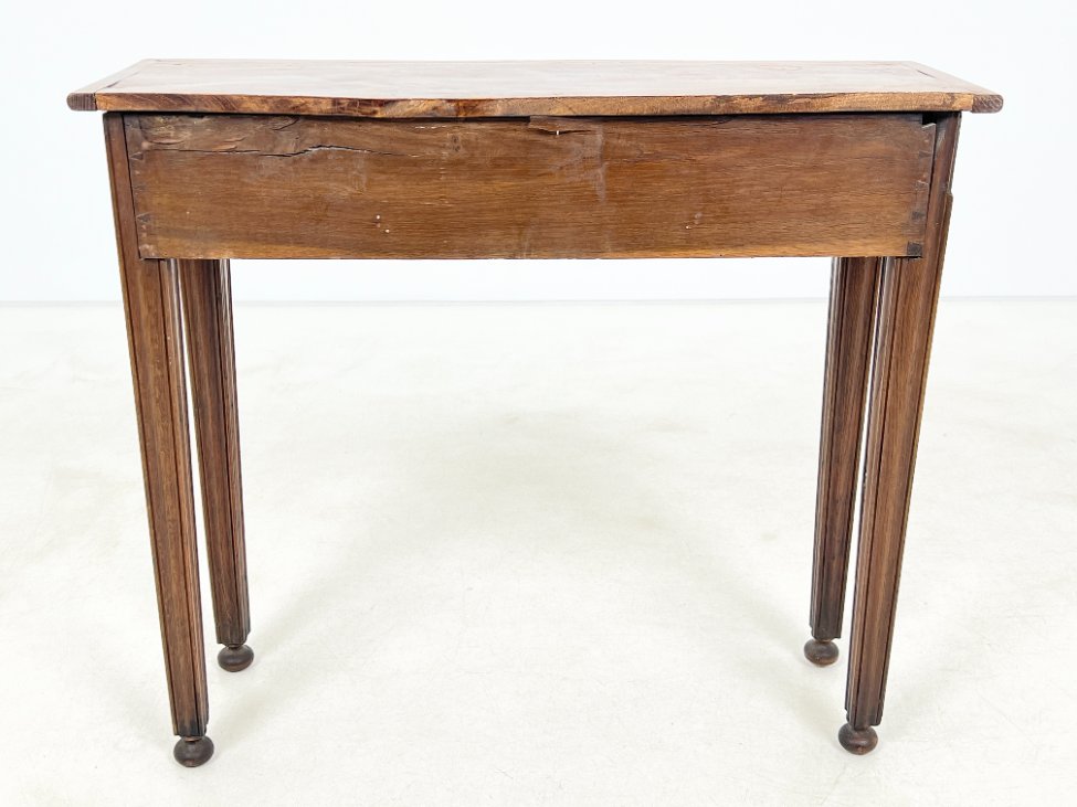 HK1031-stalai-10 Medinė konsolė su stalčiuku 27x83x72,5 cm