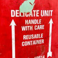 Vintažinė “Air Zaïre” lėktuvo krovininė dėžė – skrynia 32x37x76 cm