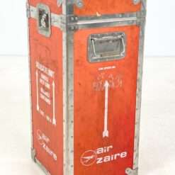 Vintažinė “Air Zaïre” lėktuvo krovininė dėžė – skrynia 32x37x76 cm