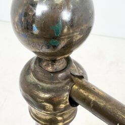 Juoda, barokinio stiliaus metalinė lova su grotelėmis 200x92x130 cm