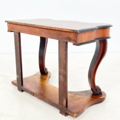 Chippendale stiliaus raudonmedžio konsolė su liūto kojomis 48x91x67,5 cm