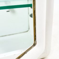 Metalinė, vintažinė, pakabinama spintelė vaistams 21x80x50 cm