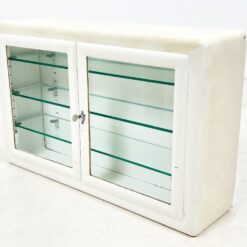 Metalinė, vintažinė, pakabinama spintelė vaistams 21x80x50 cm