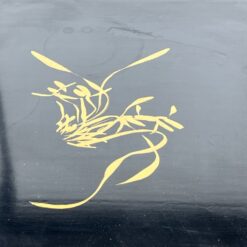 Rytietiška TV komoda su durelėmis ir stalčiumi 37,5×93,5×74 cm