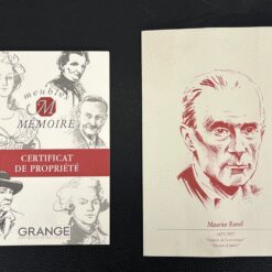 “Bureau de Maurice Ravel” rašomasis stalas su oda 59,5x110x76 cm