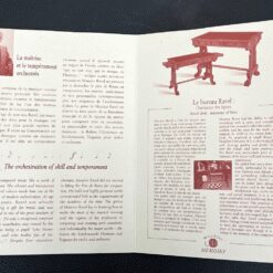 “Bureau de Maurice Ravel” rašomasis stalas su oda 59,5x110x76 cm