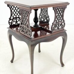 Aplink savo ašį besisukanti knygų lentyna – staliukas 46x45x72 cm