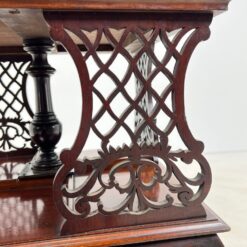 Aplink savo ašį besisukanti knygų lentyna – staliukas 46x45x72 cm