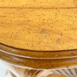 Medinė, Tailando stiliaus konsolė su dramblių skulptūromis 40x127x86 cm