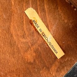 Thonet stiliaus odinė darbo kėdė 56x66x80-90 cm, 49-60 cm