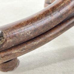 Thonet stiliaus odinė darbo kėdė 56x66x80-90 cm, 49-60 cm