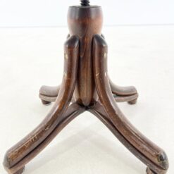 Thonet stiliaus odinė darbo kėdė 56x66x80-90 cm, 49-60 cm