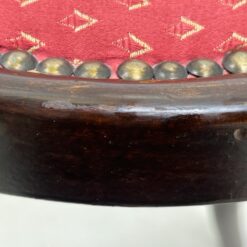 Medinė taburetė su gobelenu 40,5×40,5×46 cm