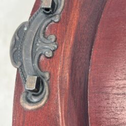 Apvalus raudonmedžio bariukas su padėklu 54x53x71,5 cm