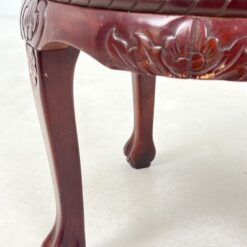 Apvalus raudonmedžio bariukas su padėklu 54x53x71,5 cm