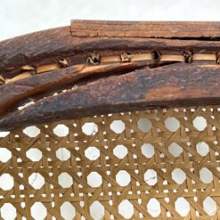 Medinės “Fischel” kėdės su ratanu 4 vnt. komplektas 49x40x101 cm, 48 cm