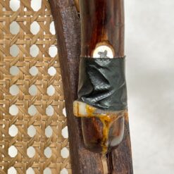 Medinės “Fischel” kėdės su ratanu 4 vnt. komplektas 49x40x101 cm, 48 cm