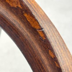 Thonet stiliaus medinis krėslas su eko odos sėdimąja dalimi 48x54x79 cm, 49 cm