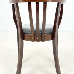 Thonet stiliaus medinis krėslas su eko odos sėdimąja dalimi 48x54x79 cm, 49 cm