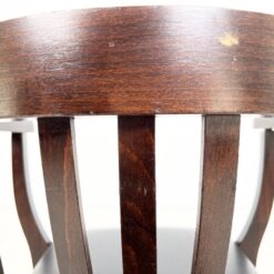 Thonet stiliaus medinis krėslas su eko odos sėdimąja dalimi 48x54x79 cm, 49 cm