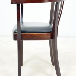 Thonet stiliaus medinis krėslas su eko odos sėdimąja dalimi 48x54x79 cm, 49 cm