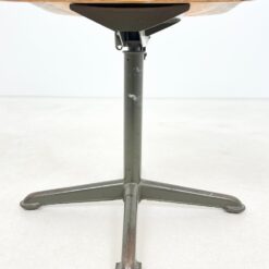 Vintažinė Ahrend de Cirkel darbo kėdė reguliuojamo aukščio atlošu 60x54x69(+9) cm, 47 cm