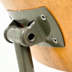 Vintažinė Ahrend de Cirkel darbo kėdė reguliuojamo aukščio atlošu 60x54x69(+9) cm, 47 cm