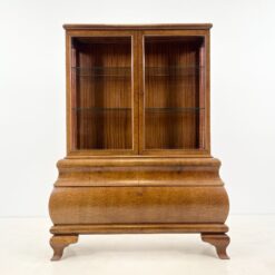 Art Deco riešutmedžio lukšto bufetas 46x129x173 cm