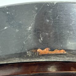 Prabangi raudonmedžio konsolė marmuriniu stalviršiumi 54x165x79 cm