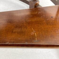 Sraigtiniai bibliotekiniai riešutmedžio laipteliai 46x48x123 cm