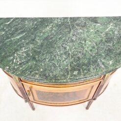 Liudviko XVI laikotarpio stiliaus inkrustuota komoda su marmuru 42x83x80,5 cm