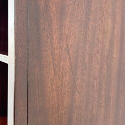 Angliško stiliaus aukšta raudonmedžio knygų lentyna 40x90x273 cm