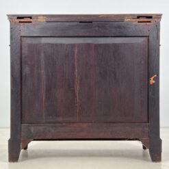 Angliško stiliaus raudonmedžio komoda – baras 43×99,5×94,5 cm