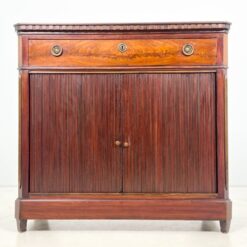 Angliško stiliaus raudonmedžio komoda – baras 43×99,5×94,5 cm