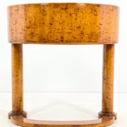 Biedermeier stiliaus riešutmedžio lukšto rašomasis stalas 58x98x94 cm