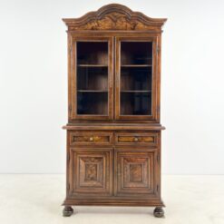 "Selva" ąžuolo ir riešutmedžio lukšto dviejų dalių bufetas 48x103x210 cm