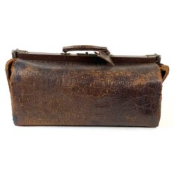 Senovinis odinis mediko lagaminas - krepšys 29x57x38 cm