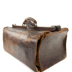 Senovinis odinis mediko lagaminas – krepšys 29x57x38 cm