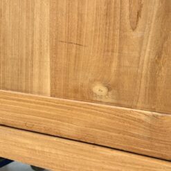 Mid Century dviejų dalių tikmedžio knygų spinta 50x180x220 cm