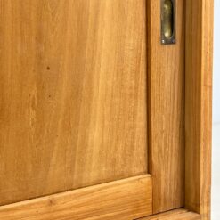 Mid Century dviejų dalių tikmedžio knygų spinta 50x180x220 cm