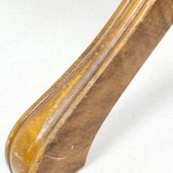 Senovinis, odinis darbo krėslas riešutmedžio rėme 60x60x82 cm, 48 cm