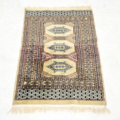 Vilnonis rankų darbo kilimėlis “Bukhara” 101x64x0,5 cm