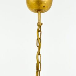 Pakabinamas žalvarinis sietynas su stiklo karoliukais 35x35x64 cm