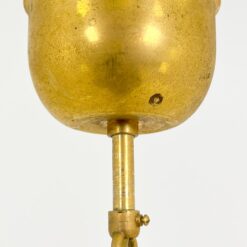 Pakabinamas žalvarinis sietynas su stiklo karoliukais 35x35x64 cm