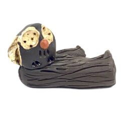 Molinė statulėlė “Apuokas ant šakos” 3x5x3 cm