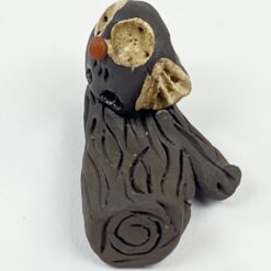 Molinė statulėlė “Apuokas ant šakos” 3x5x3 cm