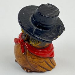 Apuoko su skrybėlė statulėlė iš polirezino 4x4x5 cm